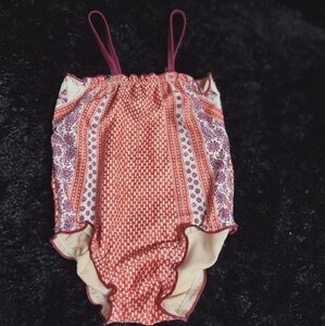 Pink Chicken Baby Girl Swimsuit